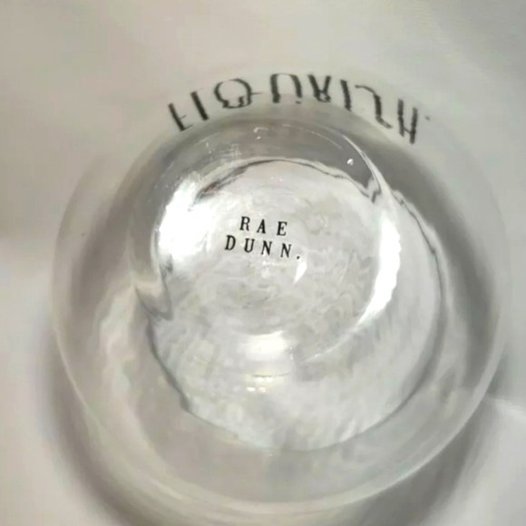 Rae Dunn - FLOURISH Flower Glass Plant Terrarium Vase Bowl - Picture 5 of 5